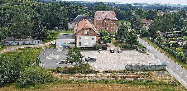 Jugendclub OASE, Radeberg - Luftbild