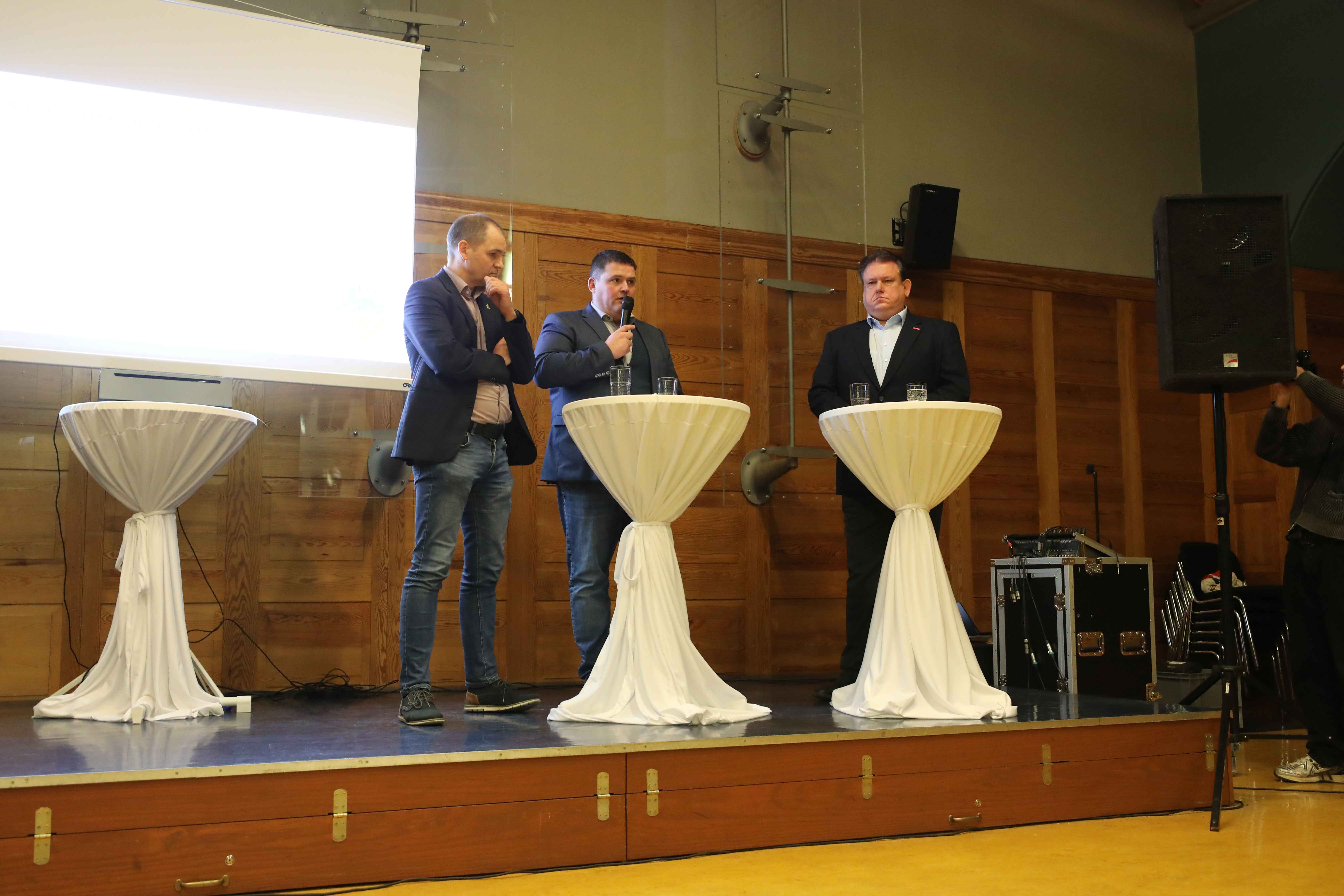 Frank Bösenberg, Oberbürgermeister Frank Höhme und Dr. Andreas Brzezinski